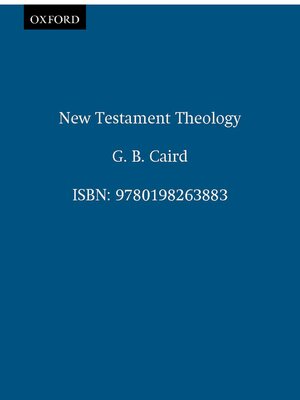 cover image of New Testament Theology